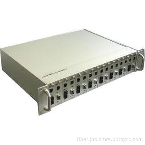 Full Duplex Manageable Media Converters ST SC , 16 Port Net